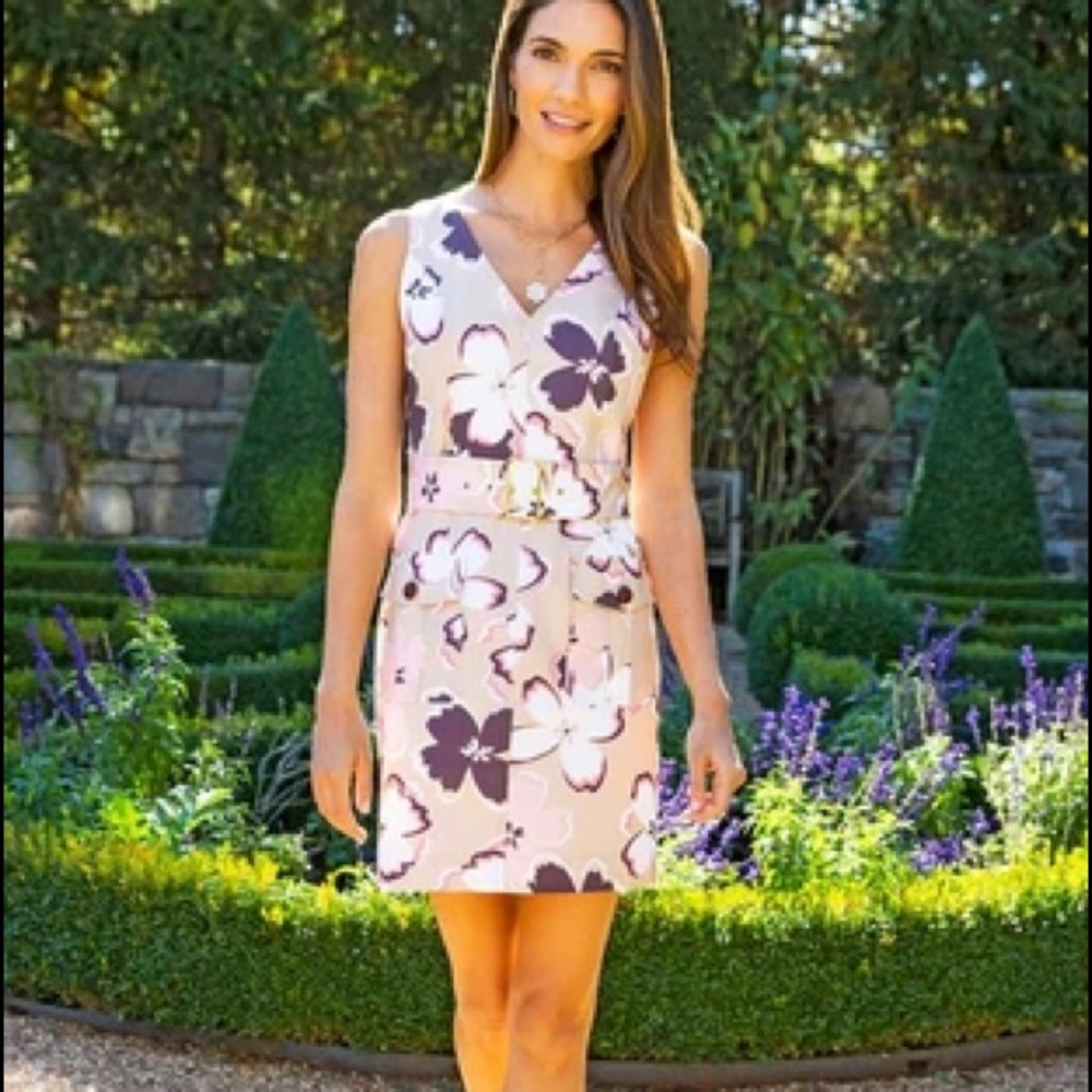 Tyler Boe jasmin floral belted dress